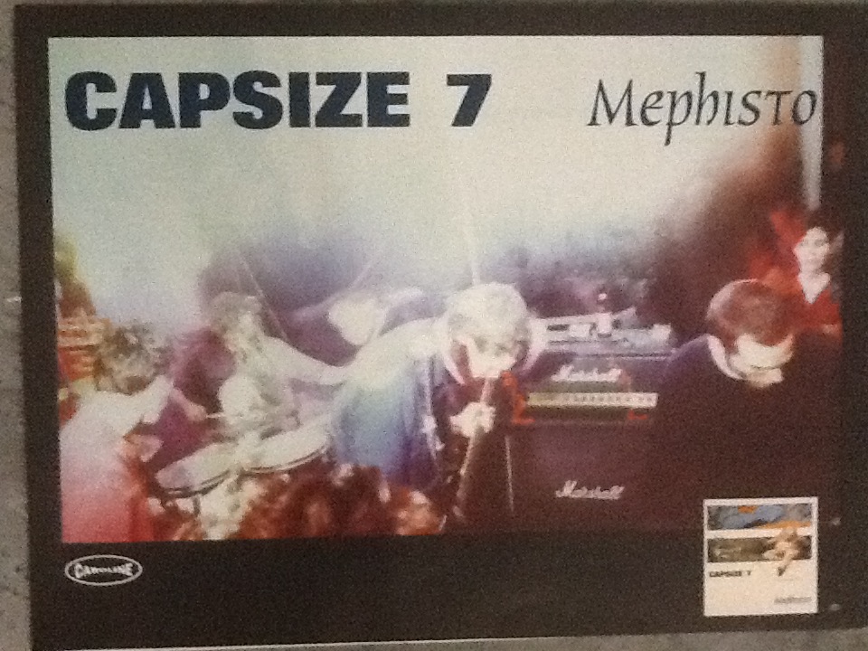 Capsize 7 Caroline Records Tour Poster